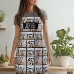 Create a Custom Photo Collage with 4 Photos Apron<br><div class="desc">Use your favorite photo or pictures to make a fun keepsake to share with friends.
 For best results,  use photos that have been cropped into squares before uploading. If you need to adjust the pictures,  click on the customize tool to make changes.</div>
