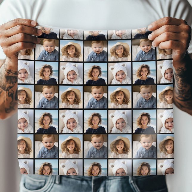 Create a Custom Photo Collage with 4 Photos Bandana (Custom Bandana)