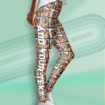 Create a Custom Photo Collage with 4 Photos Leggings<br><div class="desc">Use your favorite photo or pictures to make a fun keepsake to share with friends.</div>