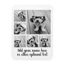 Create a Custom Photo Collage with 6 Photos Magnet Create a Custom Photo Collage with 6 Photos Magnet