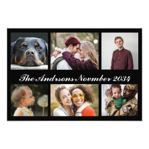 Create a Custom Photo Collage with 6 Photos  Print