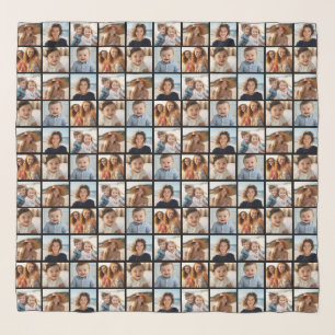 Create a Custom Photo Collage with 6 Photos Scarf