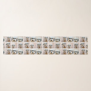 Create a Custom Photo Collage with 6 Photos Scarf