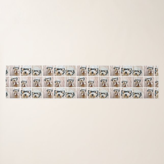 Create a Custom Photo Collage with 6 Photos Scarf (Front (Horizontal))