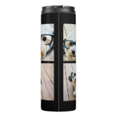 Create a Custom Photo Collage with 6 Photos Thermal Tumbler (Back)