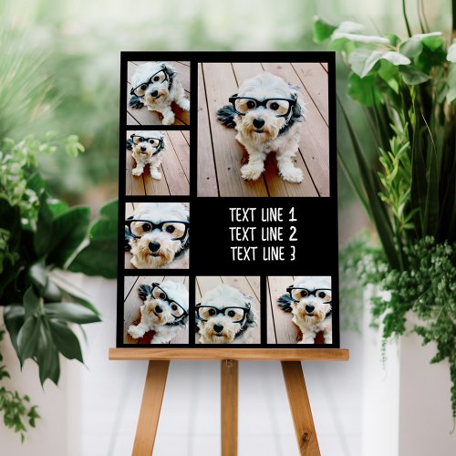 Create a Custom Photo Collage with 7 Photos _ Text Foam Board