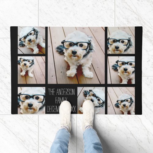 Create a Custom Photo Collage with 8 Photos Doormat
