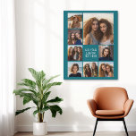 Create a Custom Photo Collage with 8 Photos Faux Canvas Print<br><div class="desc">Use your favorite photo or pictures to make a fun keepsake to share with friends.</div>