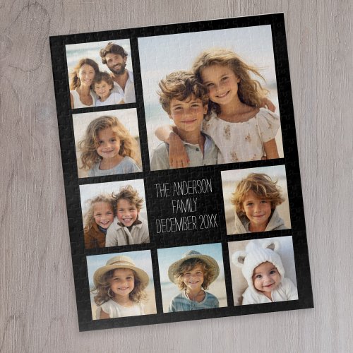 Create a Custom Photo Collage with 8 Photos Jigsaw Puzzle