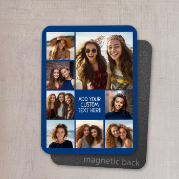 Create A Custom Photo Collage With 8 Photos Magnet by MarshEnterprises at Zazzle