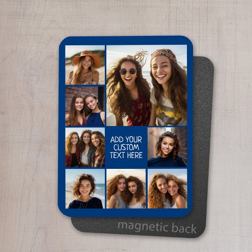 Create a Custom Photo Collage with 8 Photos Magnet