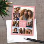 Create a Custom Photo Collage with 8 Photos Postcard<br><div class="desc">Use your favorite photo or pictures to make a fun keepsake to share with friends. A minimalist design with only snapshots and a text block.</div>