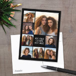 Create a Custom Photo Collage with 8 Photos Postcard<br><div class="desc">Use your favorite photo or pictures to make a fun keepsake to share with friends. A minimalist design with only snapshots and a text block.</div>