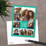 Create a Custom Photo Collage with 8 Photos Postcard<br><div class="desc">Use your favorite photo or pictures to make a fun keepsake to share with friends. A minimalist design with only snapshots and a text block.</div>