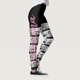 Create a Custom Photo Collage with Photos Leggings