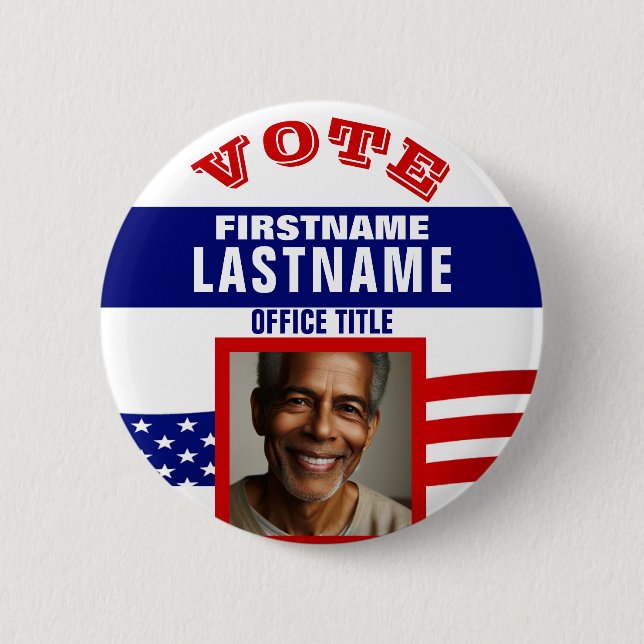 Create a Custom Political Button (Front)