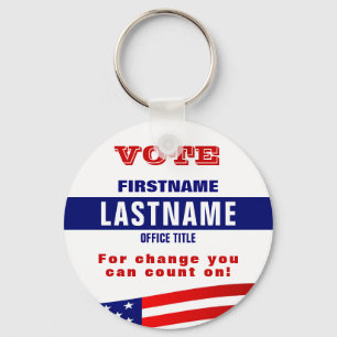 Create a Custom Political Keychain