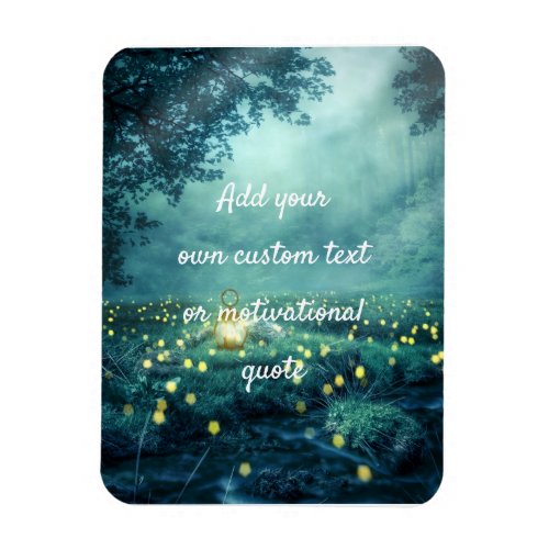 Create A Custom Quote _ Glowworm Forest Magnet