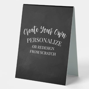 Create a Custom Table Tent