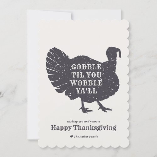 Create A Custom Text Turkey Thanksgiving Invitation