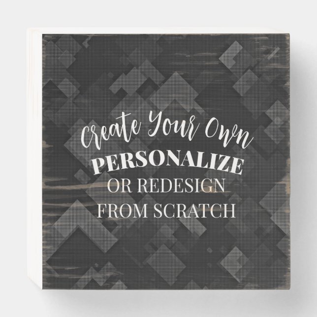 Create a Custom Wooden Box Sign (Front Horizontal)