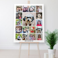 Create a Funky Photo Collage with 17 Photos Foam Board