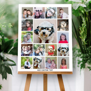 Create a Funky Photo Collage with 17 Photos Foam Board