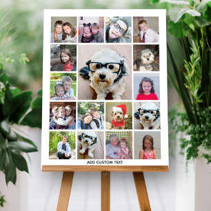 Create a Funky Photo Collage with 17 Photos Foam Board