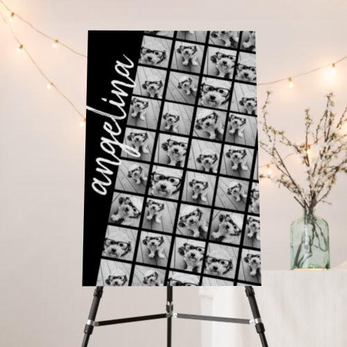 Create a Funky Photo Collage with 18 Photos Foam Board