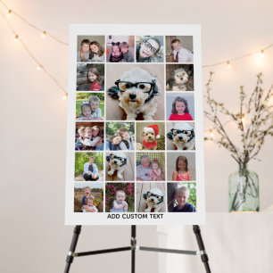 Create a Funky Photo Collage with 21 Photos Foam Board