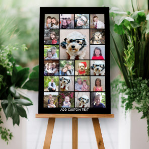 Create a Funky Photo Collage with 21 Photos Foam Board