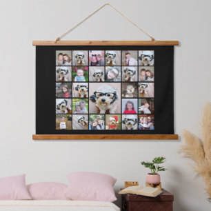 Create a Funky Photo Collage with 27 Photos Hanging Tapestry