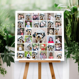 Create a Funky Photo Collage with 33 Photos Foam Board