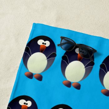 Create A Linux Penguin Beach Towel by Iverson_Designs at Zazzle