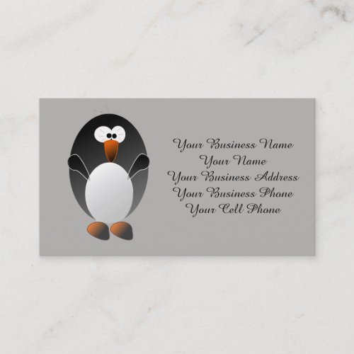 Create a Linux Penguin Business Card