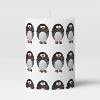 Create A Linux Penguin Pillar Candle by Iverson_Designs at Zazzle