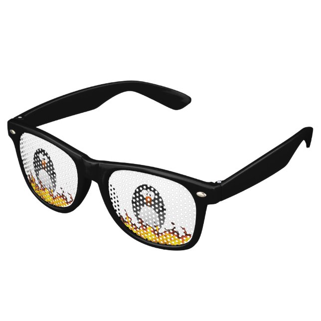 Create a Linux Penguin Retro Sunglasses (Angled)