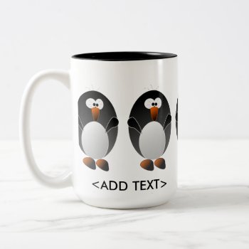 Create A Linux Penguin Two-tone Coffee Mug by Iverson_Designs at Zazzle