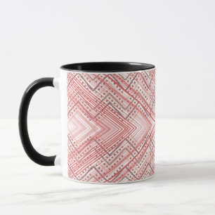 Create a Modern Backdrop with Pink and White Diamo Mug