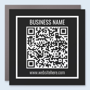 Create a Modern QR code Instantly  Car Magnet