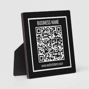 Create a Modern QR code Instantly Plaque