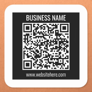 Create a Modern QR code Instantly  Square Sticker