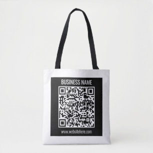Create a Modern QR code Instantly Tote Bag