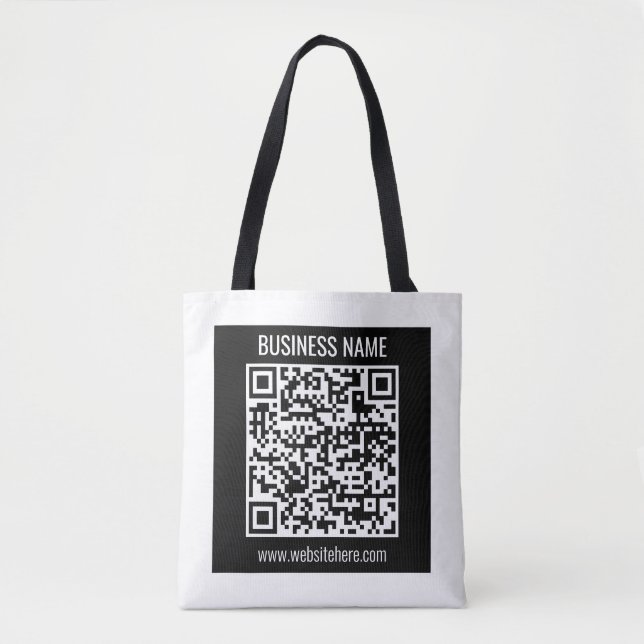 Create a Modern QR code Instantly  Tote Bag (Front)
