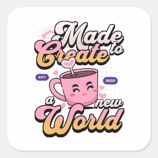 Create a new world square sticker (Front)
