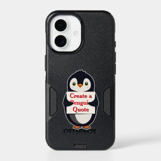 Create a Penguin Quote iPhone 17 Case