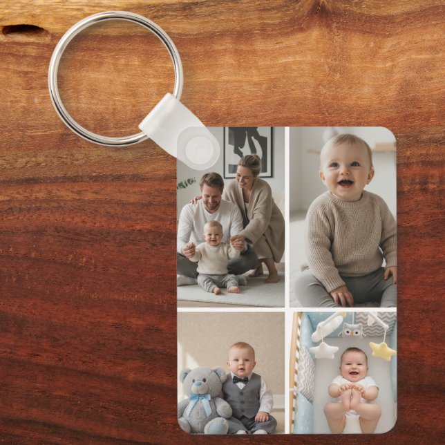 Create a personalized family keychain with a pictu (Front)