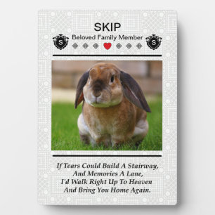 Create A Pet Memorial Photo Plaque