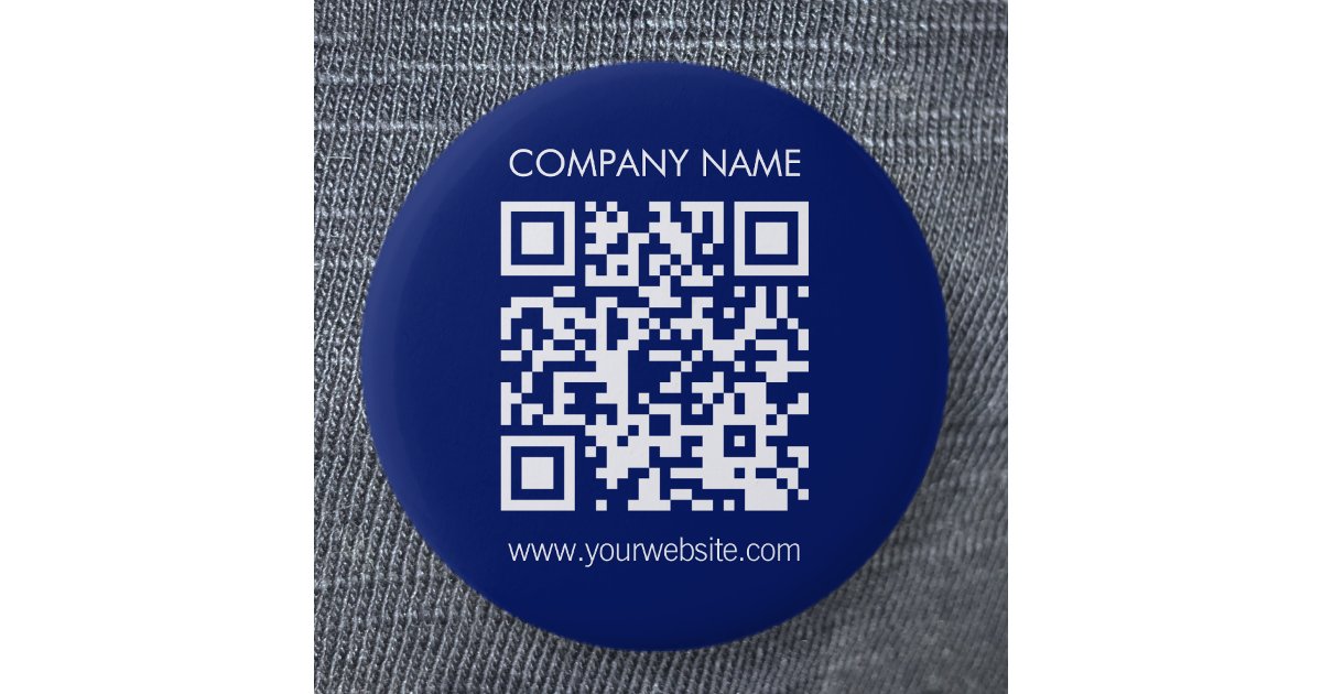 Create a QR code instantly Modern simple design Button | Zazzle