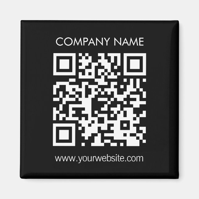 Create a QR code instantly Modern simple design Magnet (Front)
